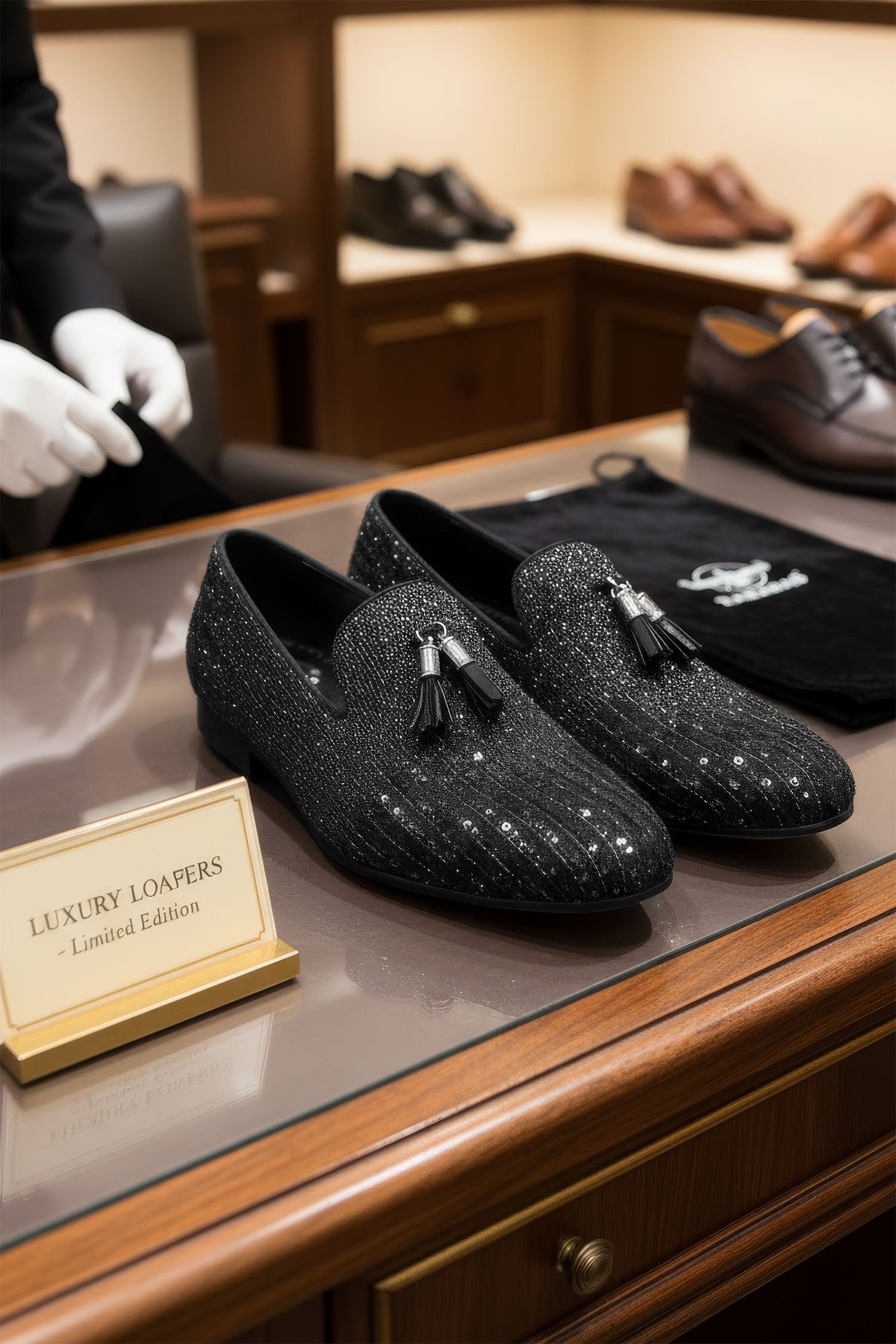 Poker Play Tassel Loafers