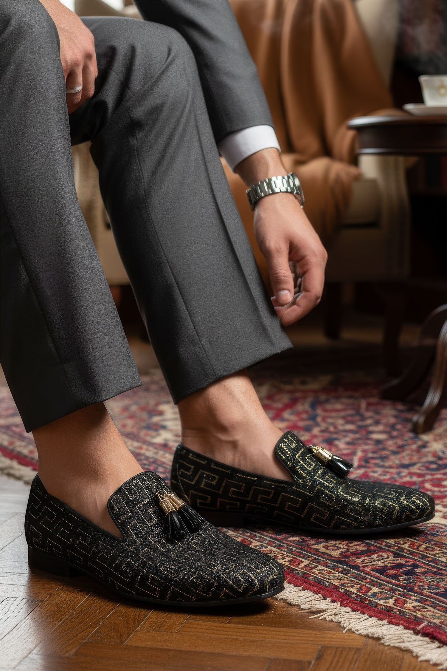 When Rome Tassel Loafers