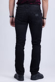 BARABAS Men's Distressed Ripped Slim Fit Denim Jeans SN8850 #Color_Black