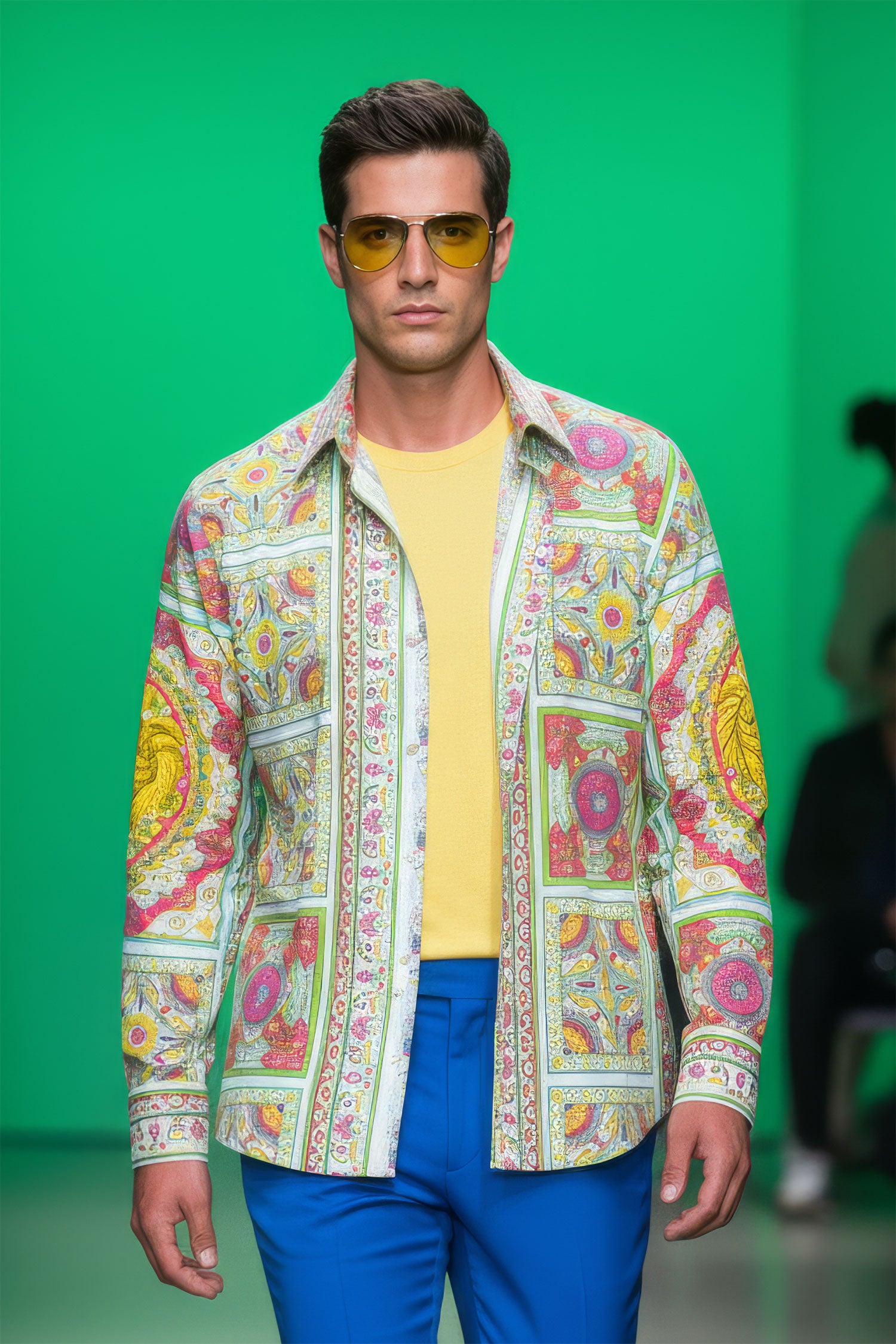 Baroque swatches Long Sleeve Shirt
