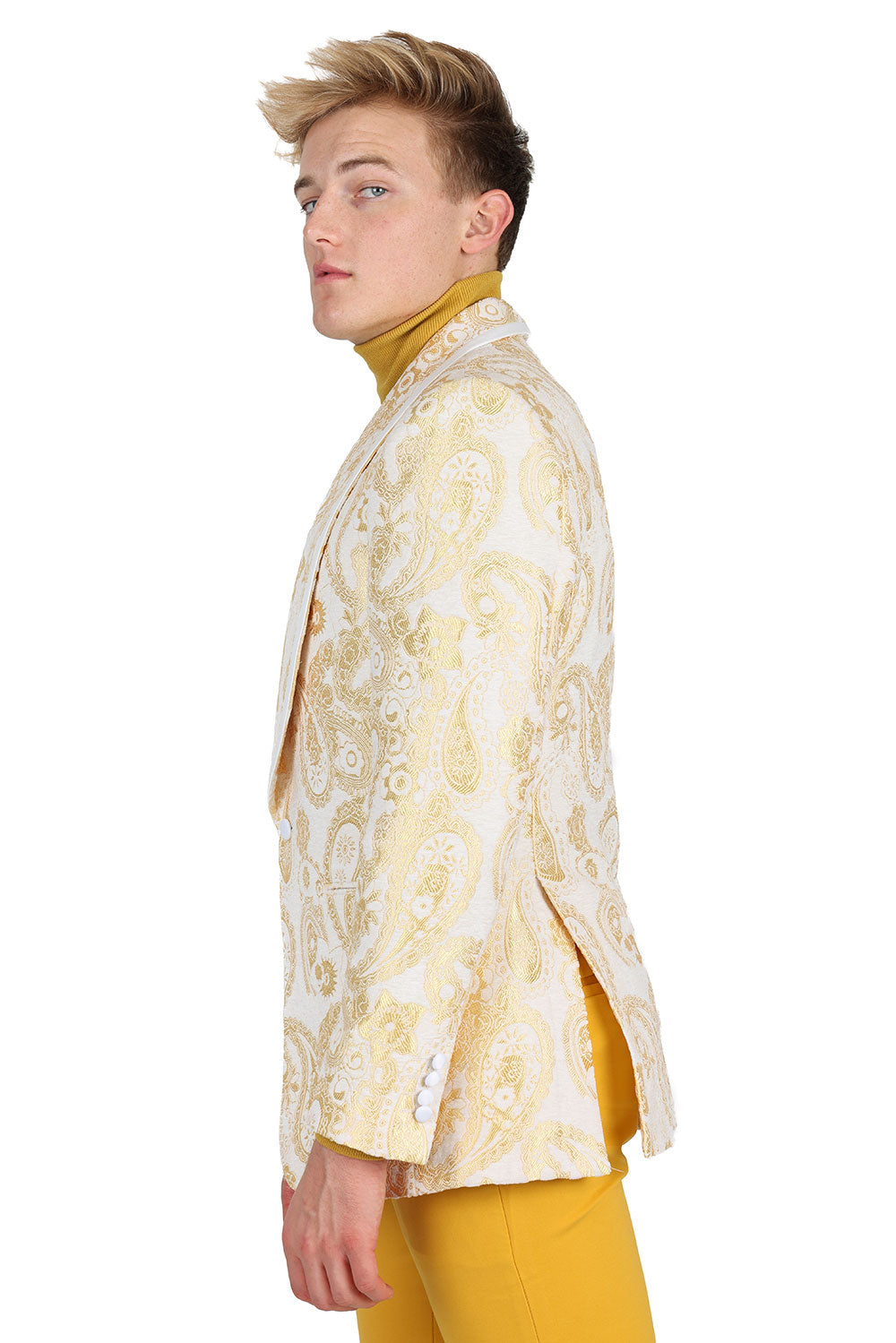 White 2025 paisley blazer