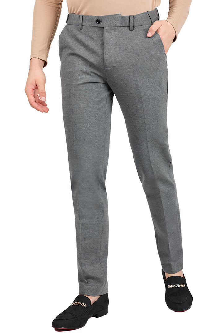 Barabas Men's Solid Color Basic Essential Chino Dress Pants 2CP196 grey