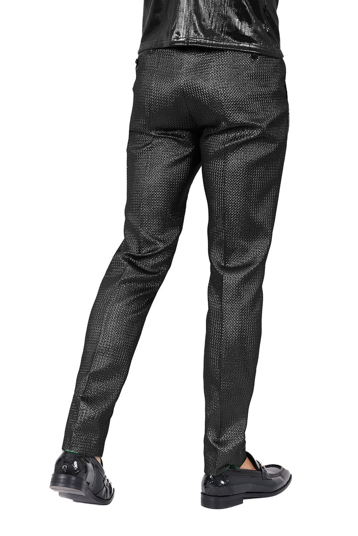 Barabas Men's Solid Vibrant Color Luxury Chino Pants 2cp3105 Black