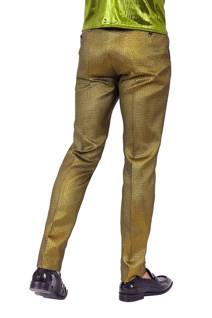 Barabas Men's Solid Vibrant Color Luxury Chino Pants 2cp3105 Gold