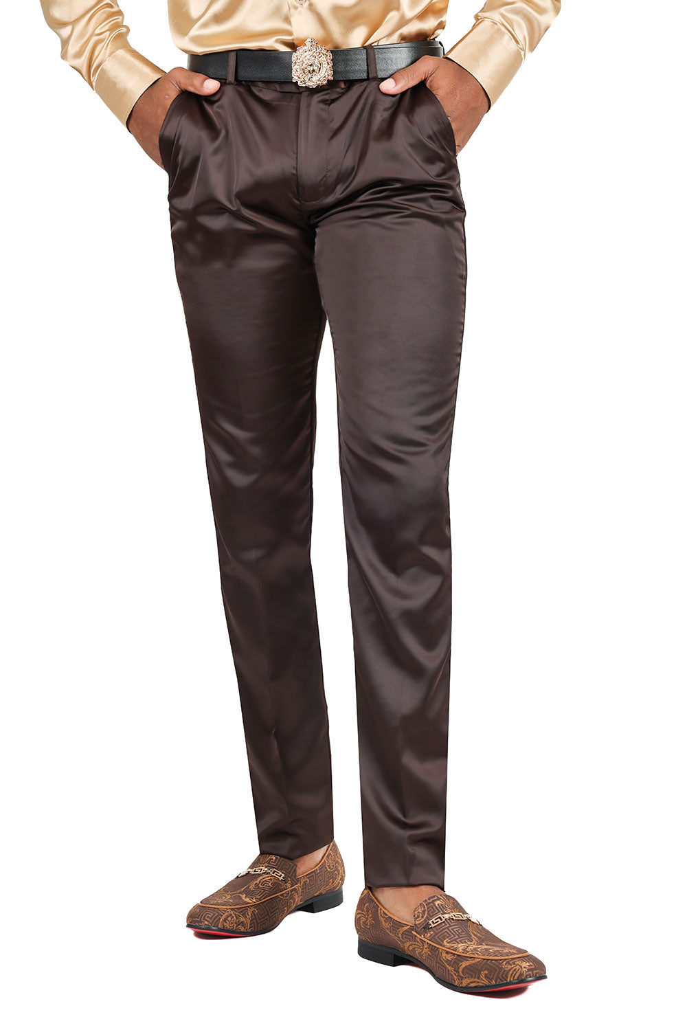 Buy Jainish Men's Purple Cotton Solid Formal Trousers ( FGP 258Purple )  Online at Best Price | Distacart