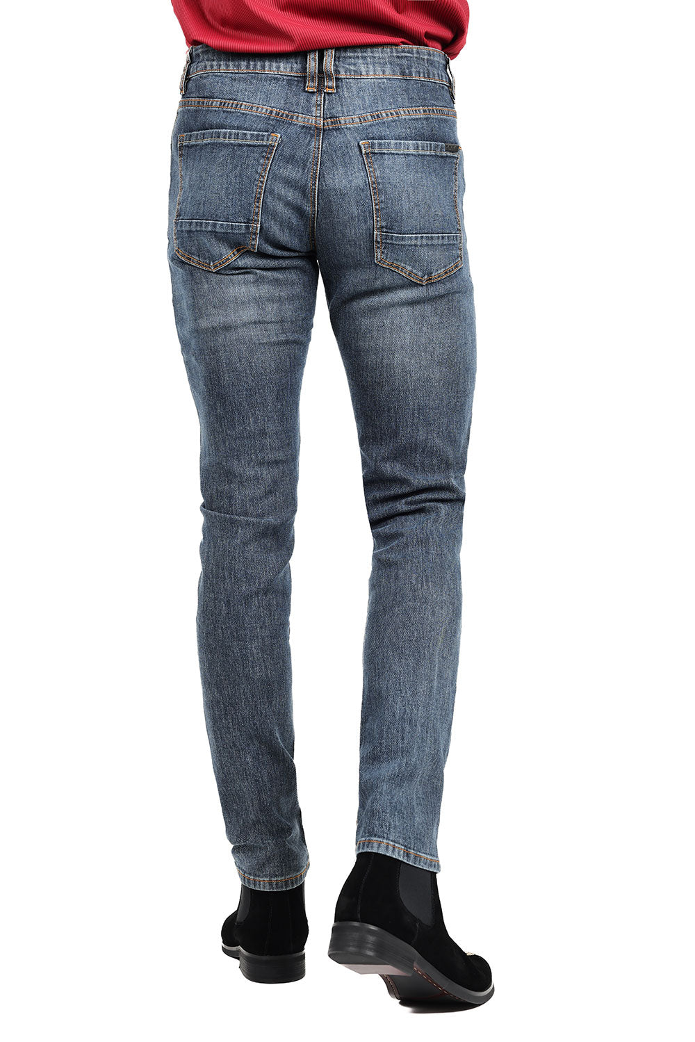 Barabas Men's Light Blue Premium Denim Jeans 2JE04SL