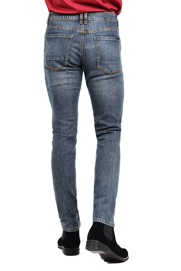 Barabas Men's Light Blue Premium Denim Jeans 2JE04SL