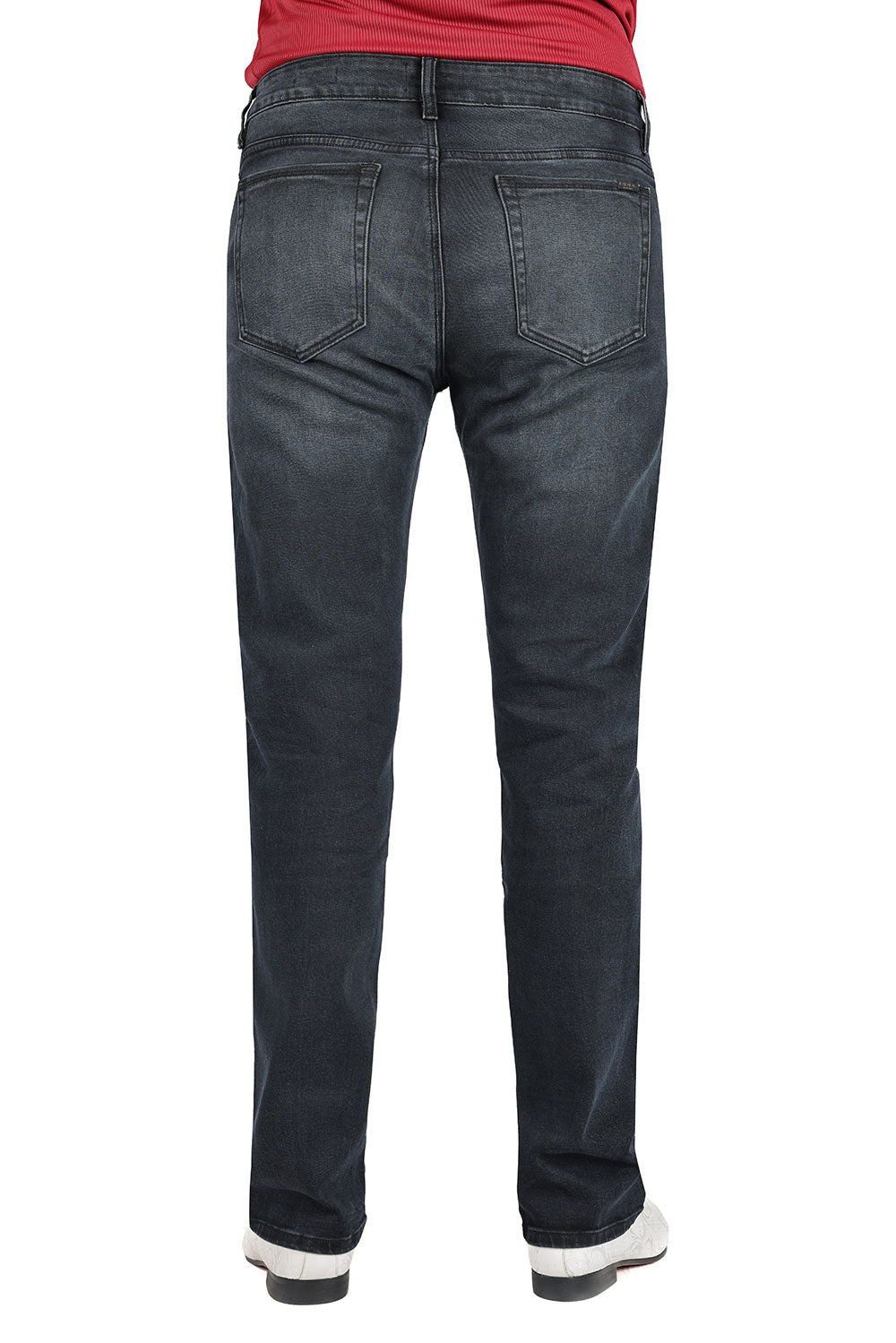 Barabas Men's Premium Dark Wash Blue Denim Straight Jeans 2JE09ST