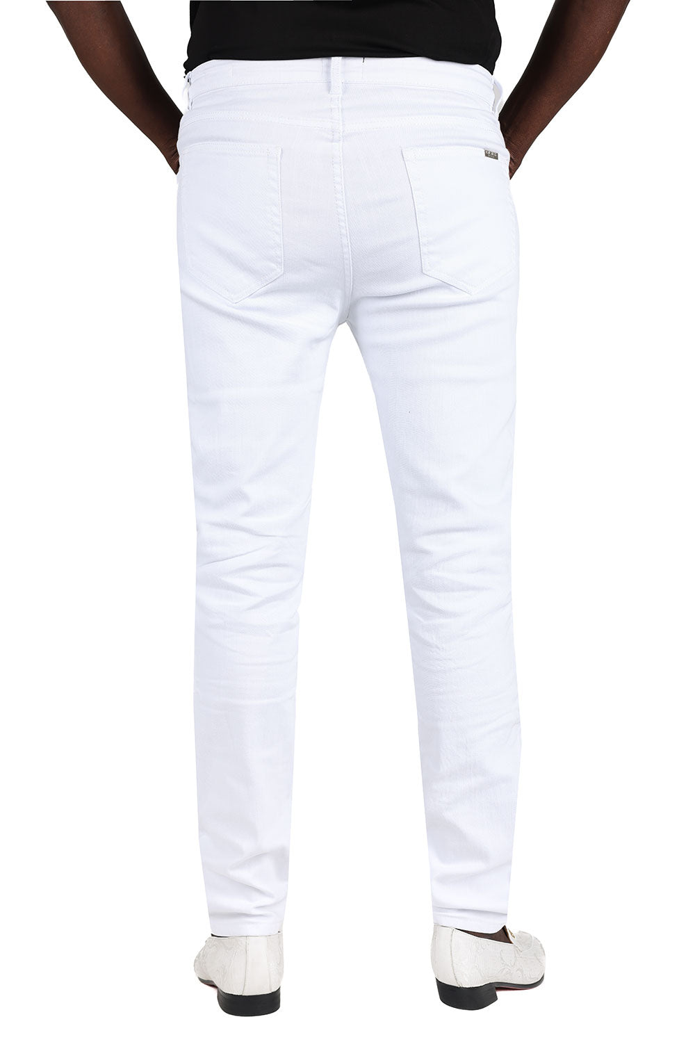 Barabas Men's Solid Color Premium Contemporary Denim Jeans 2JE40