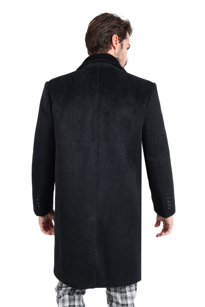 Barabas Men's Luxury Collared Over Coat Bal Collar Jacket 2JLW02