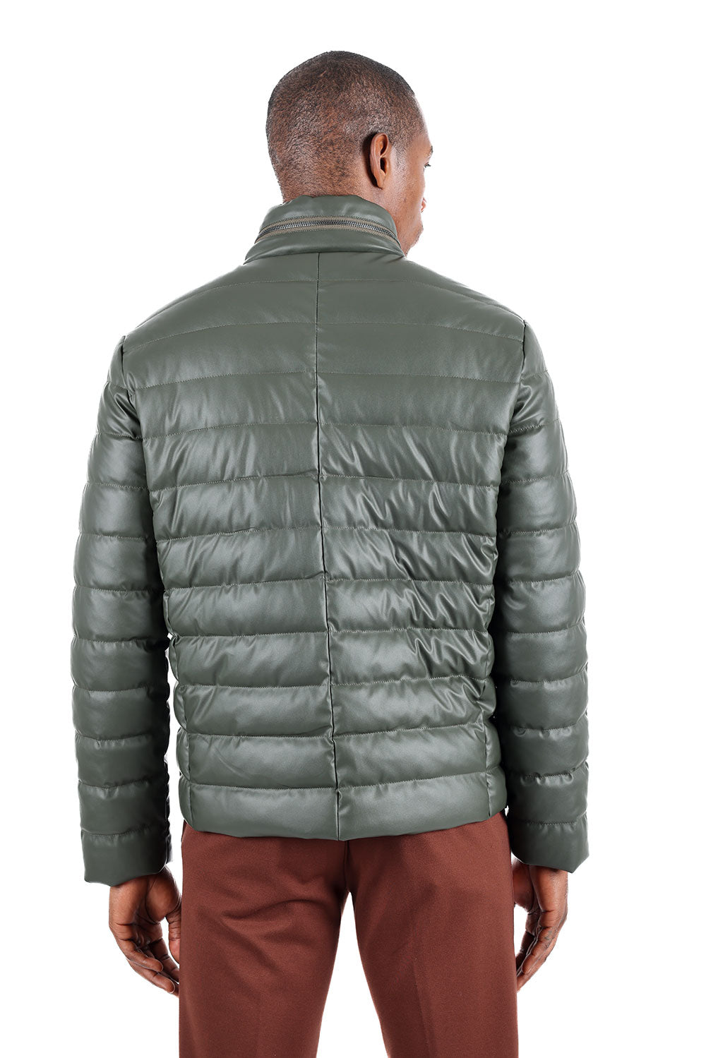 BARABAS Men's Lightweight Hooded Insulated Puffer Jacket 3JPU22 Olive