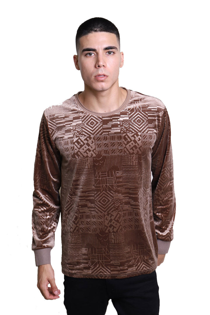 BARABAS Men Sweater Robotic LV102 Gold
