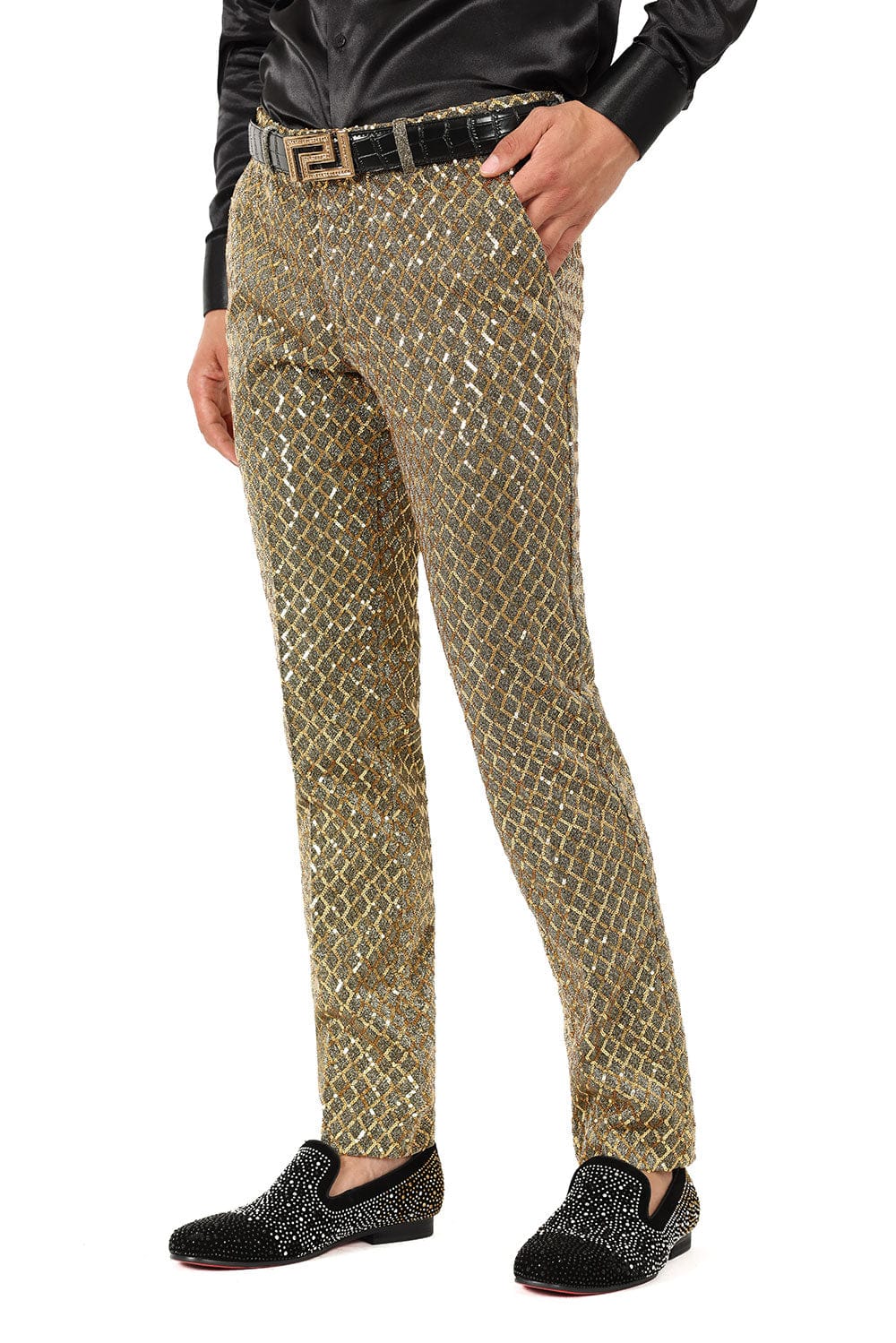 Lars Amadeus Men's Plaid Regular Fit Formal Business Dress Pants Green Navy 34 Lars Amadeus Men's Plaid Regular Fit Formal Business Dress Pants Green Navy 34