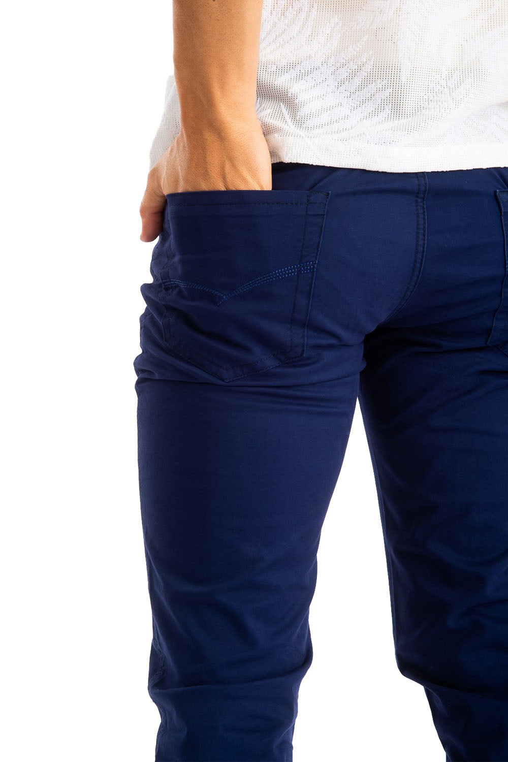BARABAS Men's Khaki Relaxed Fit Denim Jeans Pants CP4001 Navy