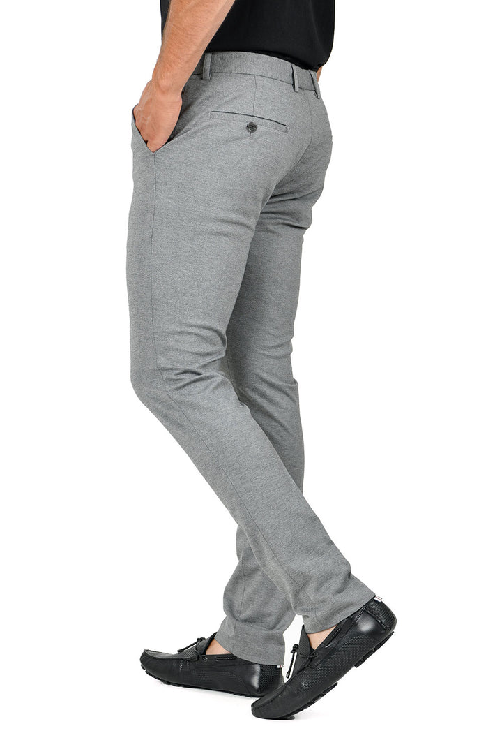 Barabas Men's Solid Color Basic Essential Chino Dress Pants CP4007 Grey 