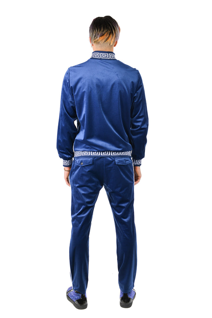 BARABAS Men's Casual Street Luxury Loungewear JJ900 Royal
