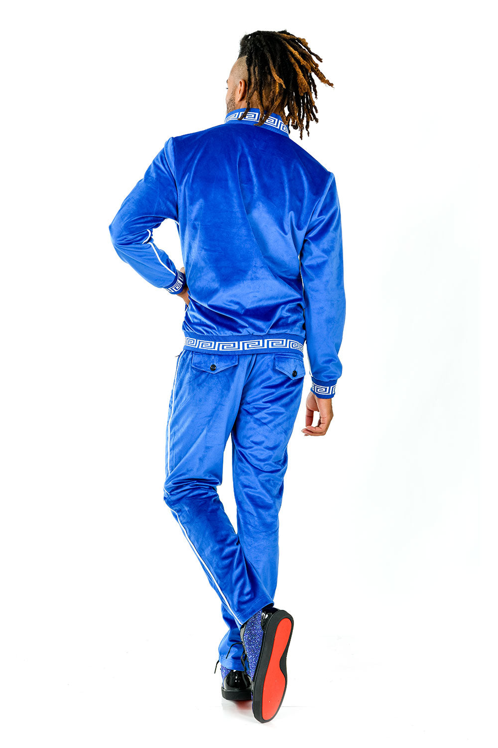 BARABAS Men's Casual Street Luxury Loungewear Royal Blue JJ900