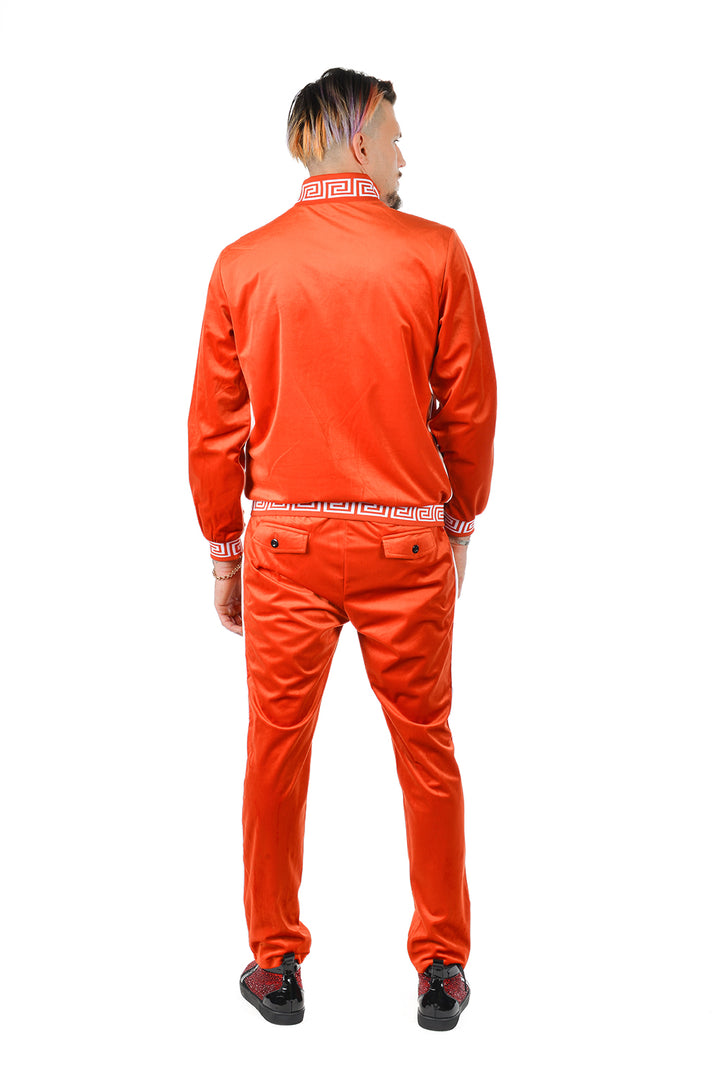 BARABAS Men's Casual Street Luxury Loungewear JJ900 Rust