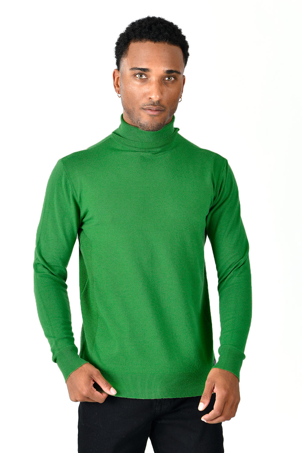 Ribbed on sale mens turtleneck