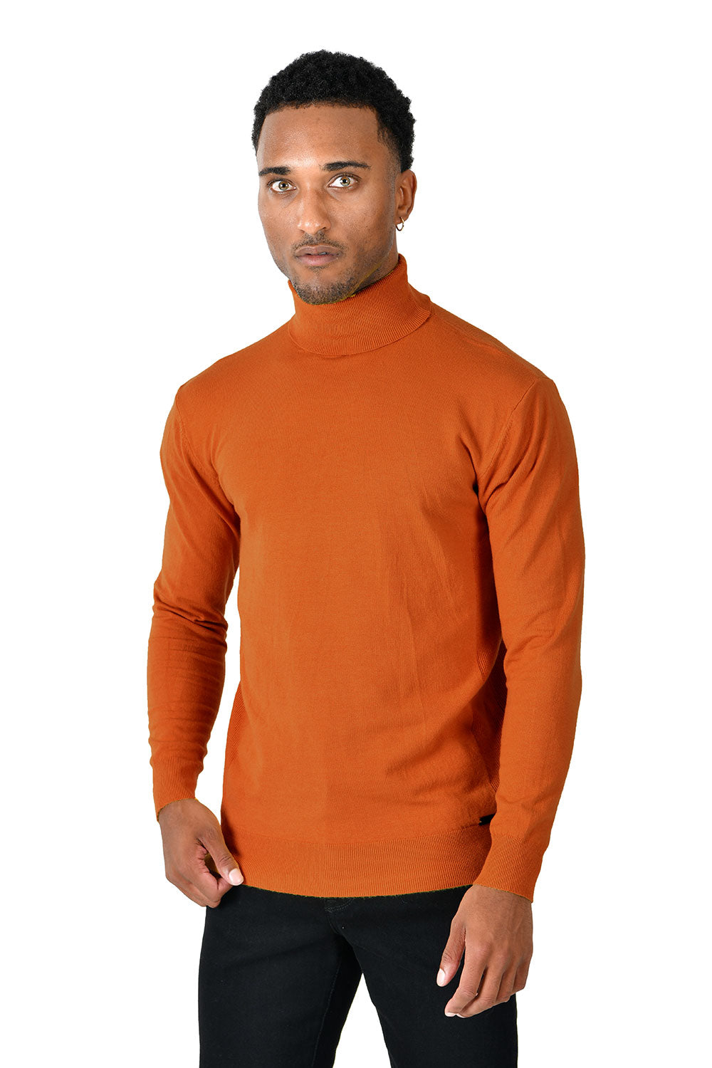 Rust colored deals turtleneck sweater