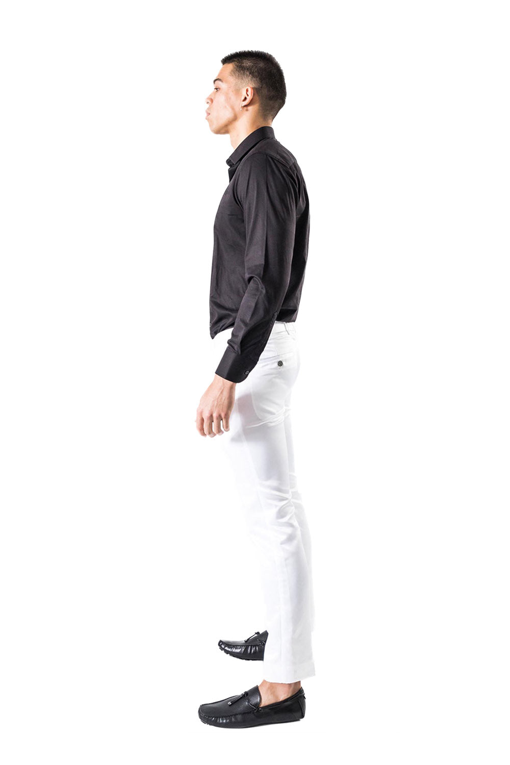 BARABAS Men Pants Chaps-White VP1020 White