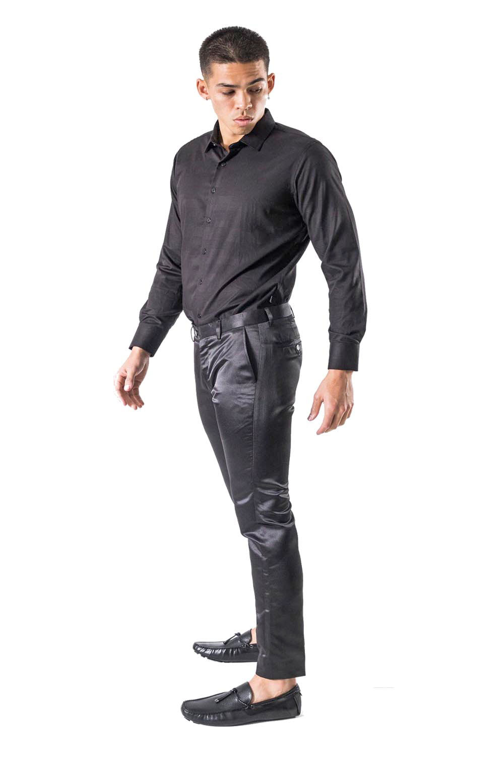 NWT CHAPS Black Gray Pinstripe Flat Front Dress Suit Pants Boy's 16 R  | eBay