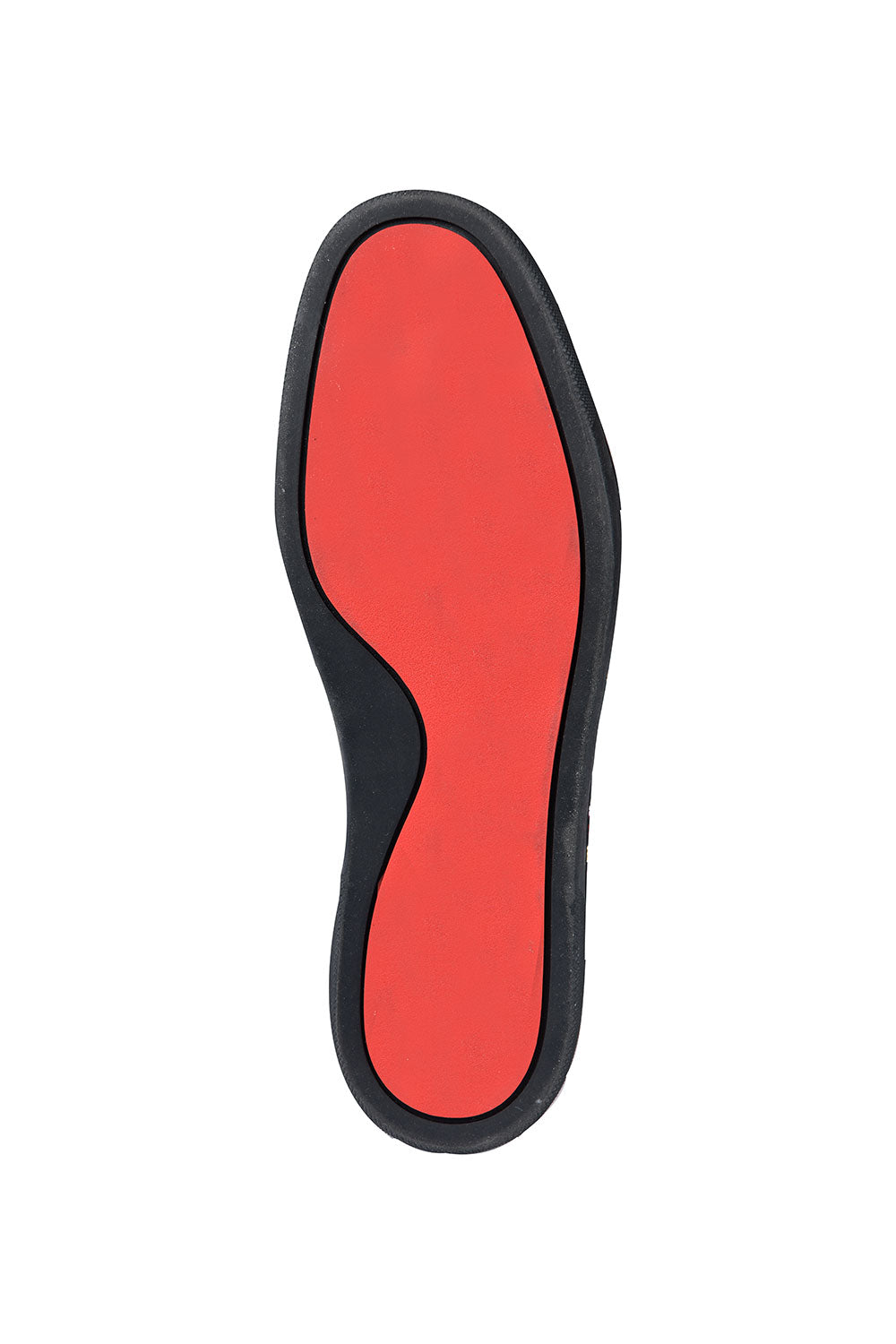 Barabas Men's Red Green Rhinestone Black Velvet Sneakers SH720 SOLE