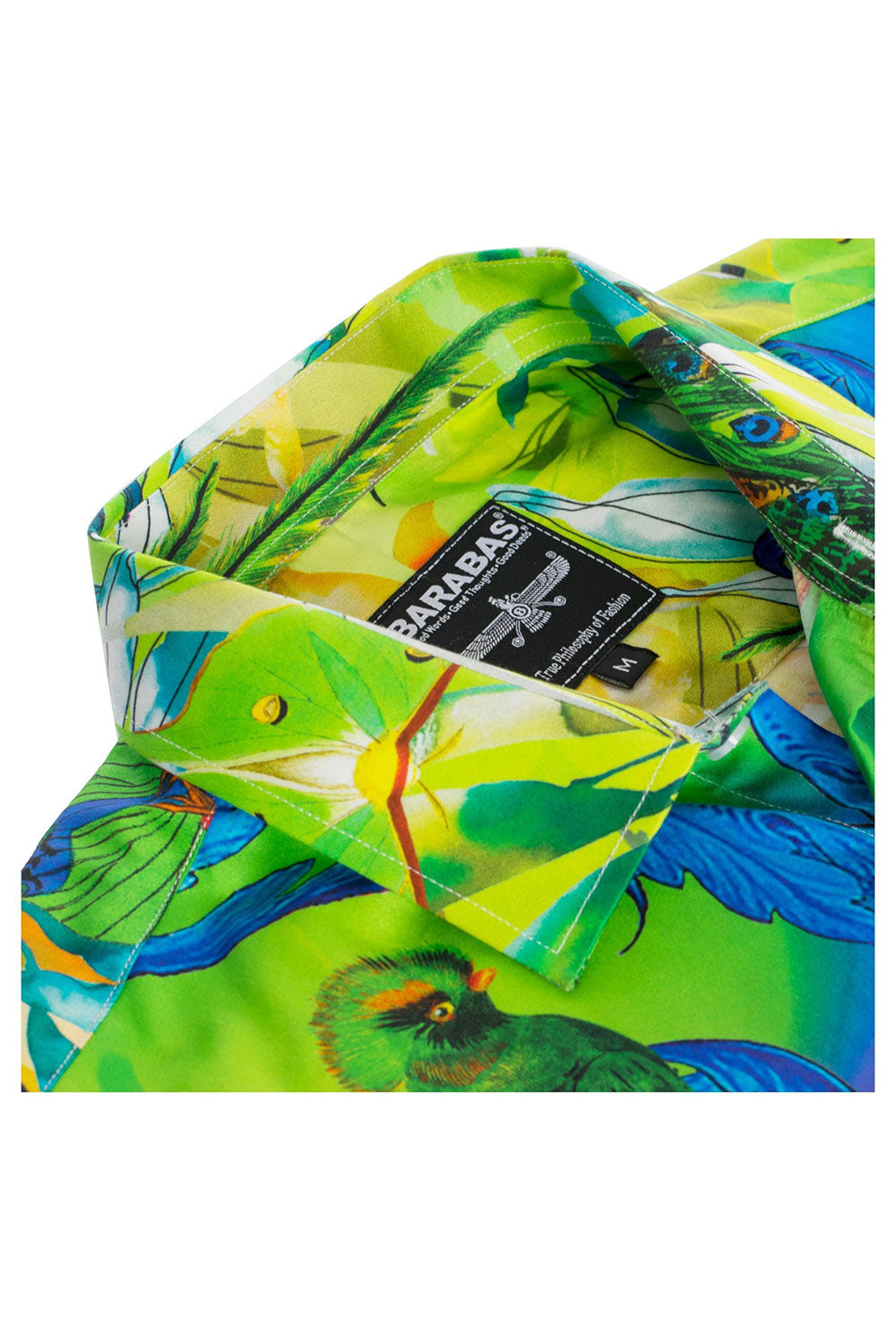 BARABAS Men's tropical orientalism printed multi dress Shirts SP205