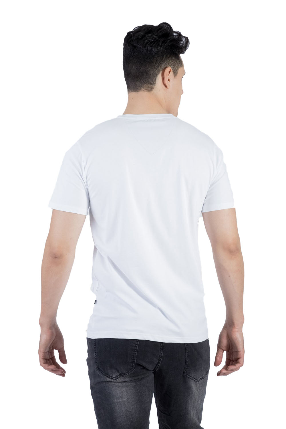 BARABAS Men Tshirt Botched TR568 White