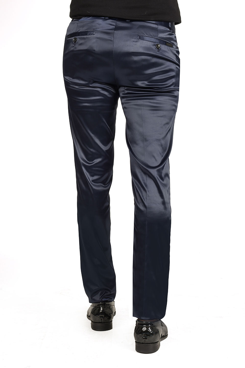 Men's Skinny Satin Design Suit Trousers | Boohoo UK