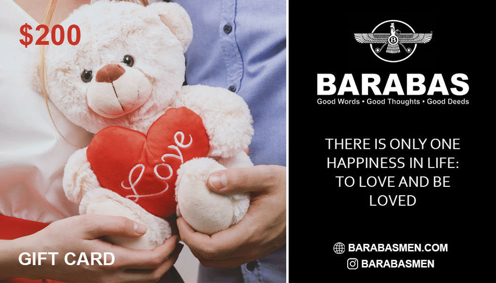 Barabas Fashion brand men's Valentine Day Gift cards
