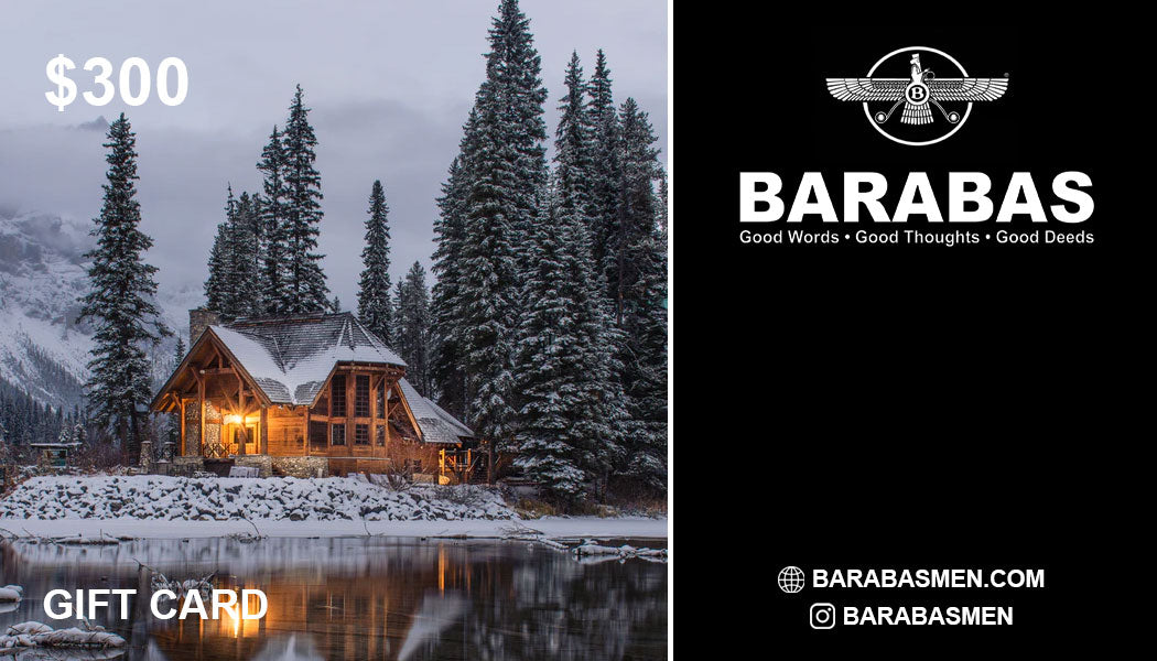 Barabas Men's fashion Clothing Winter Gift cards