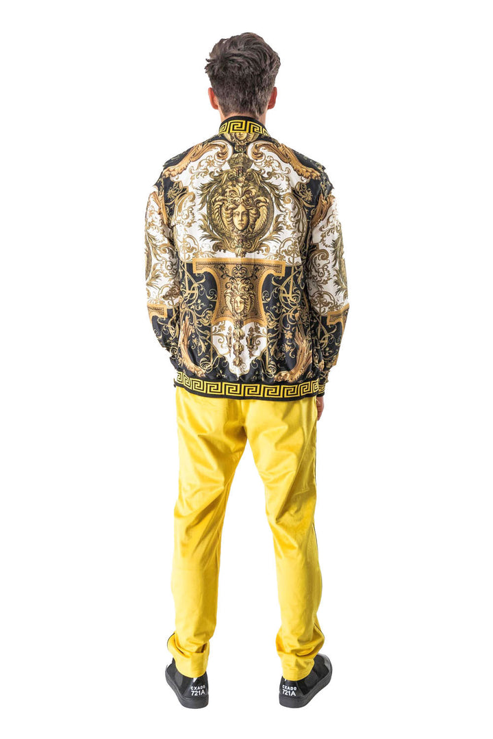 BARABAS Men's Casual Street Luxury Loungewear JJ900 Gold