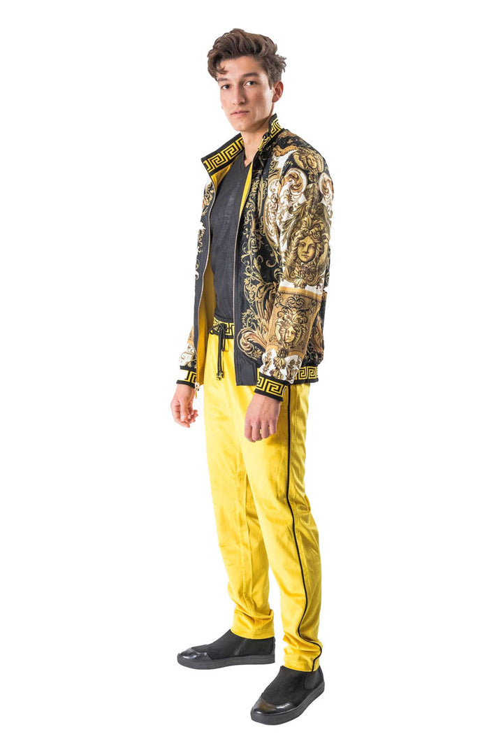 BARABAS Men's Casual Street Luxury Loungewear JJ900 Gold